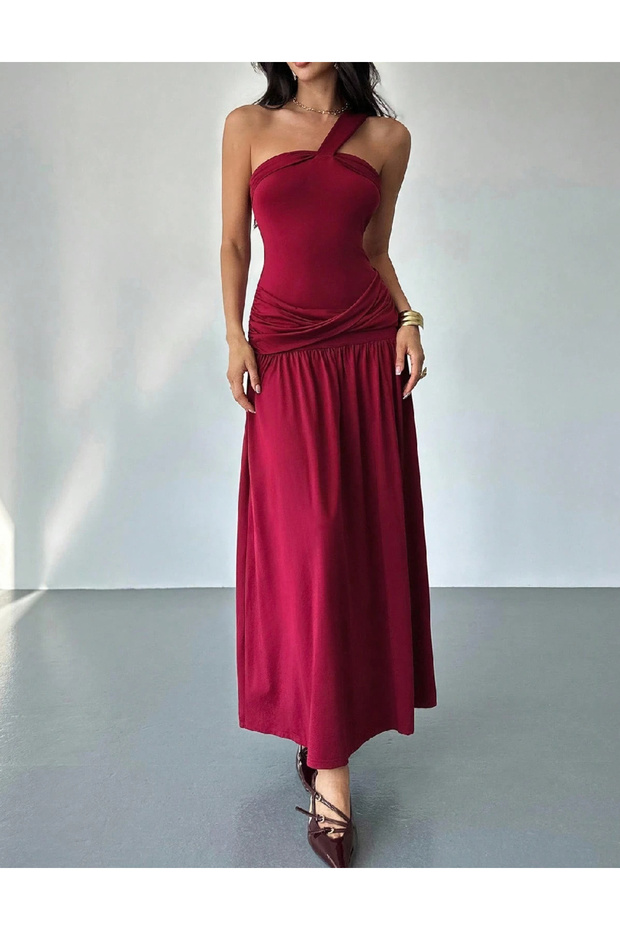 Rochie lunga, Gri