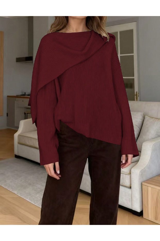 Sweater, Burgundy