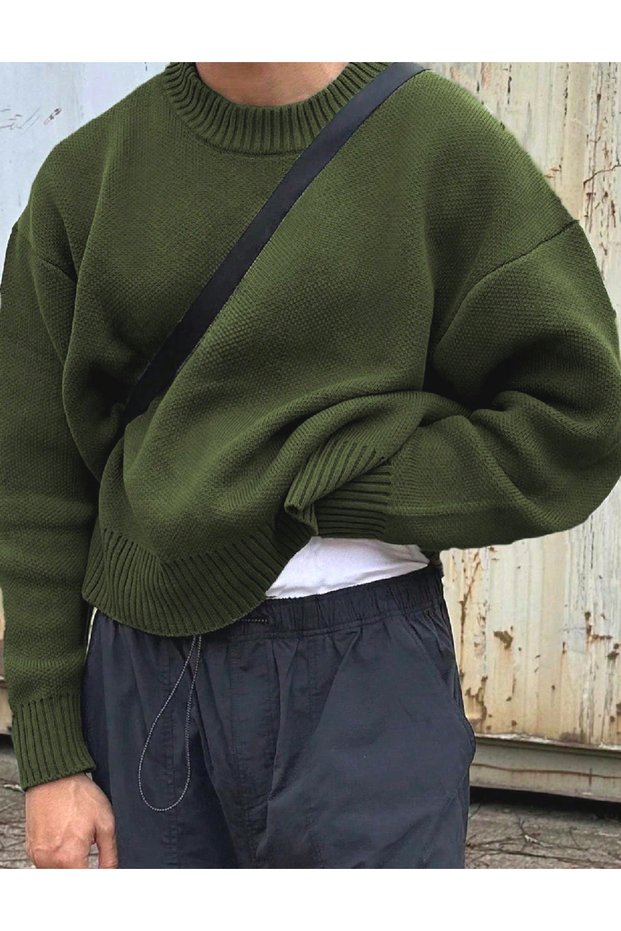 Pulover, Verde inchis