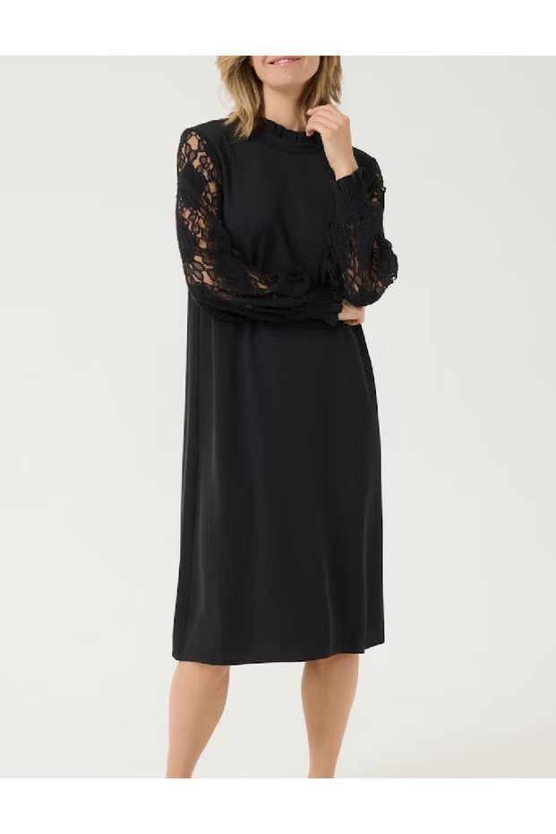 Rochie medie, Negru