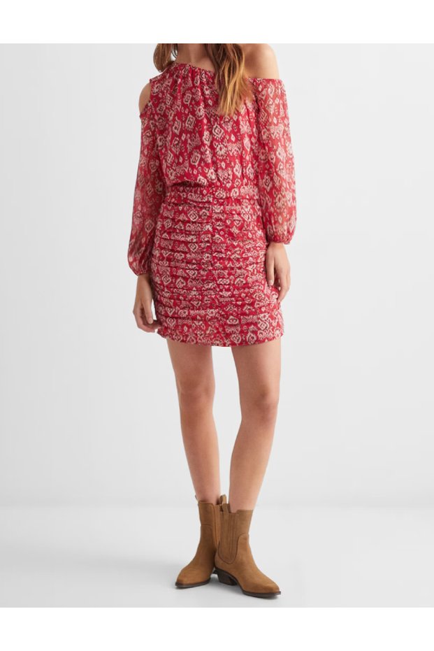 Rochie scurta, Rosu