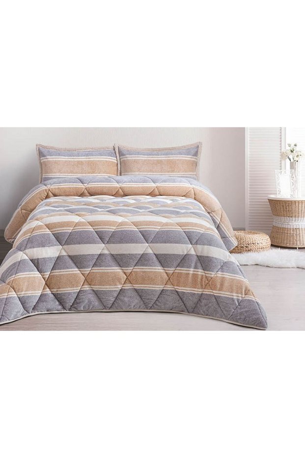 Comforter Duvet Set 220X240 Molly Grey