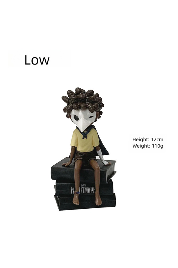 12cm no box Hot Game GK Little Nightmares Anime Figurine Six Figure Mono Action Figure Anime