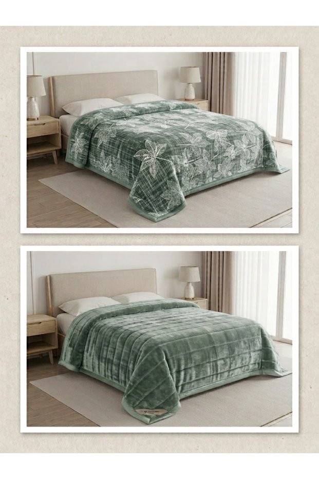Yünteks New Season / Reversible / Double-Layer / Double-Size / Luxury Blanket / 4.5 kg / Modern / Stylish / Bridal Set