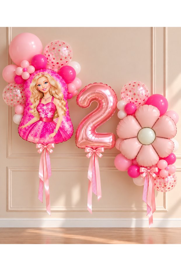 Part 2: Daisy-Themed 2nd Birthday Balloon Set | Foil Number Balloons for Ages 1–9