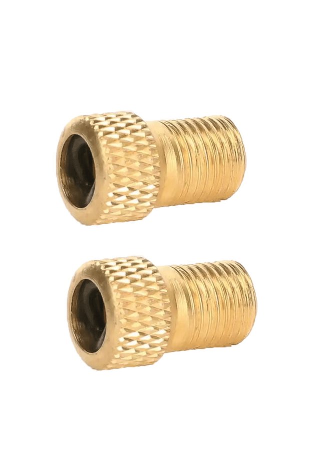 2pcs 2-14pcs Bicycle Presta To Adapter Bike Tire Valve Adapter Copper Golden Bicycle Pump Tire Valve