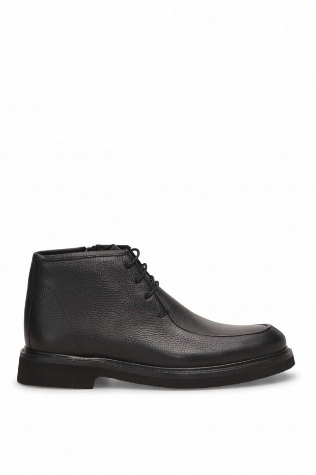 152-24199 Men's Genuine Leather Classic Boots, Black.