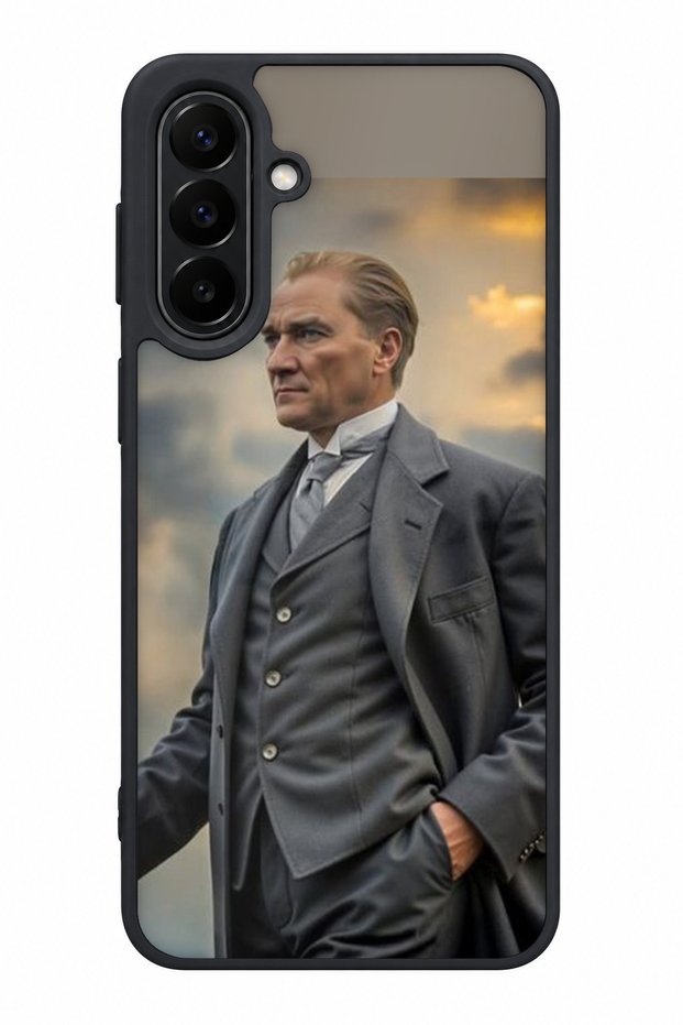 Samsung Galaxy A27 Compatible, Printed, Matte Black, Soft Silicone, Protective, Shock-Absorbing Cover, Case.