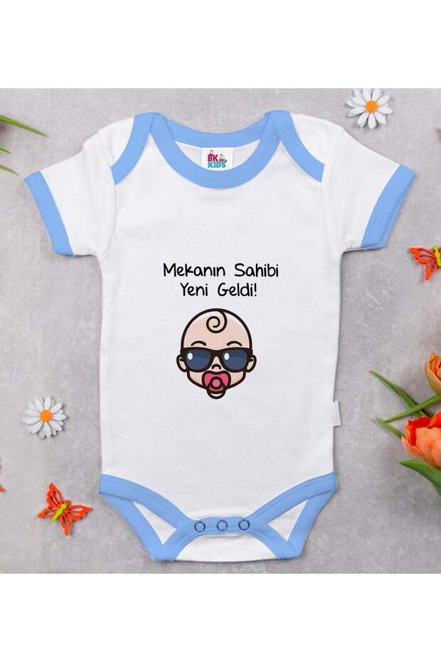 Bk Kids – New Design Blue Baby Bodysuit – 1, 12-18 Months.