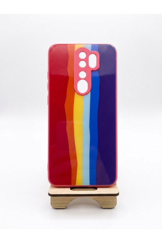 غطاء هاتف Redmi Note 8 Pro بتصميم قوس قزح.