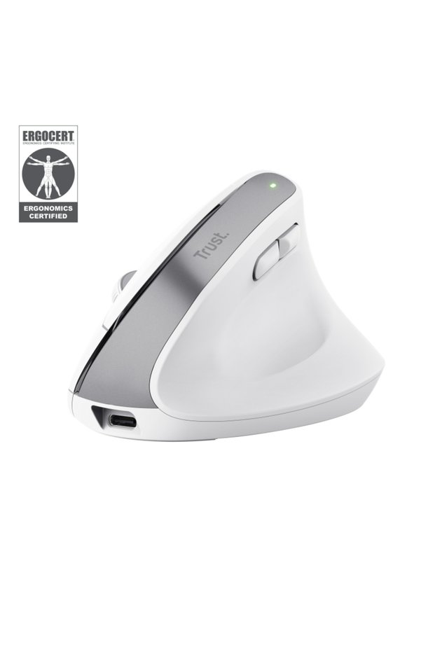 Mouse wireless Bayo+, 2400 dpi, Alb