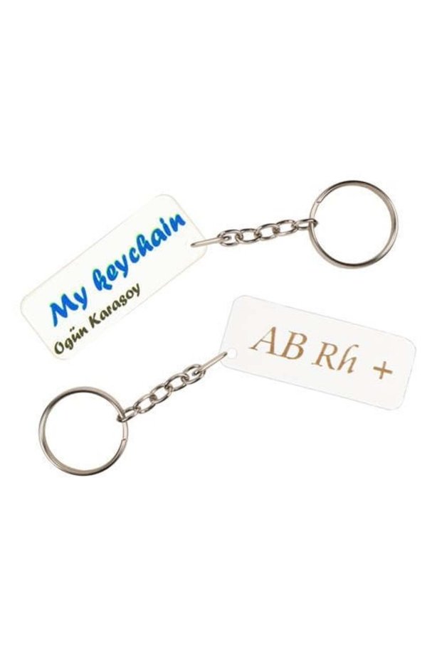 Mdf Keychain, Ab Rh (+)