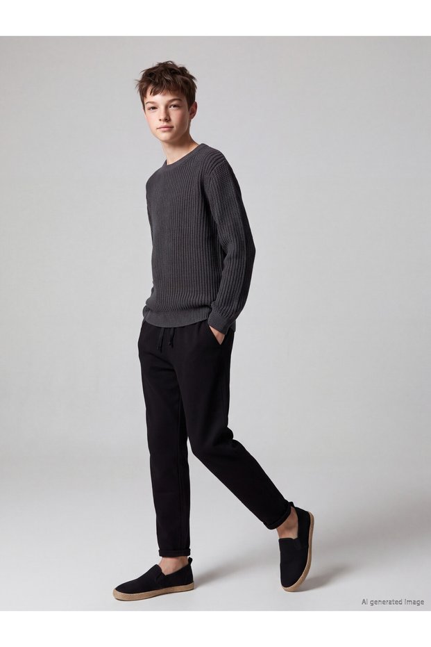 Peak New Season Black Boys' Sweatpants