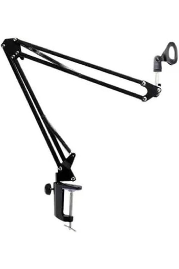 Microphone Suspension Boom Scissor Arm Stand