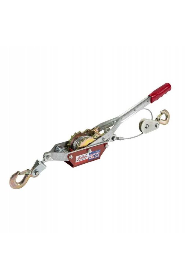 PRO Winch 2 tons with double teeth and double hooks