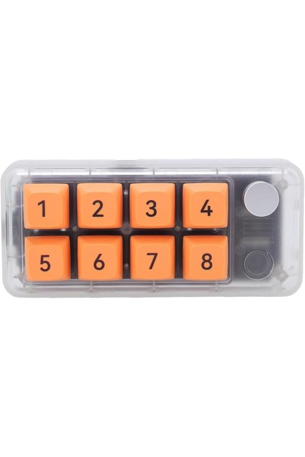 Wired USB C Numeric Keypad, 8 Programmable Keys Macro Mechanical