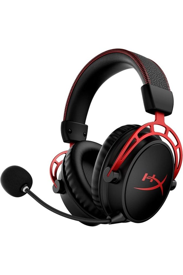 (مُجدَّد) سماعة رأس لاسلكية HyperX Cloud Alpha للألعاب، متوافقة مع أجهزة الكمبيوتر، تدوم بطاريتها لمدة 300 ساعة، وتدعم تقنية DTS.