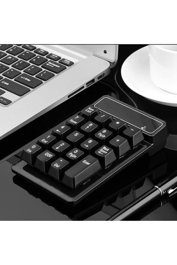 Numeric Keypad, Mechanical Feel USB Number Pad with 000 Key for Accounting, Data Entry & Excel, Wire