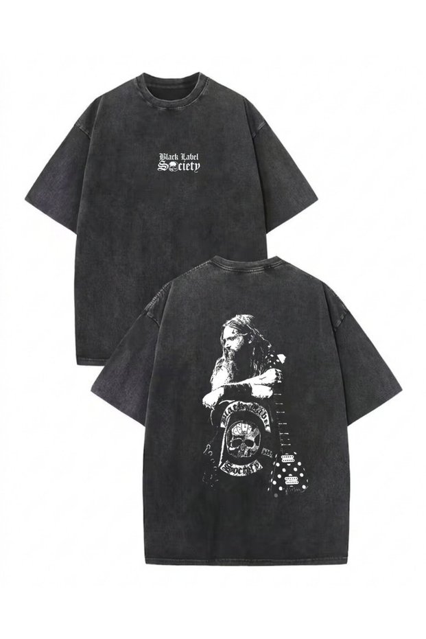 Black Label Society Printed Unisex Oversize T-Shirt