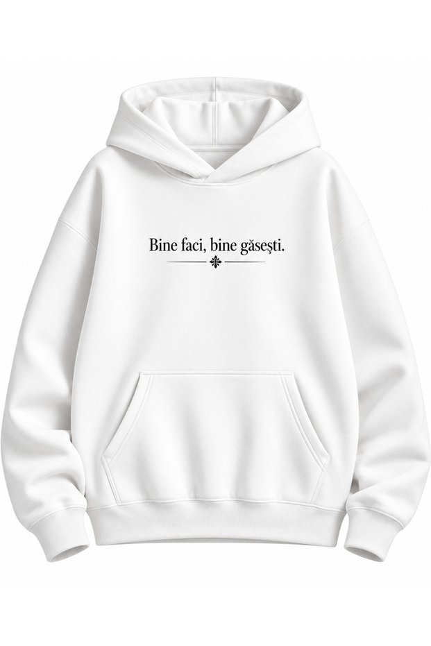 Unisex Men'S/Women's Binefaci Colorful Custom Printed Cotton Oversized Hoodie.