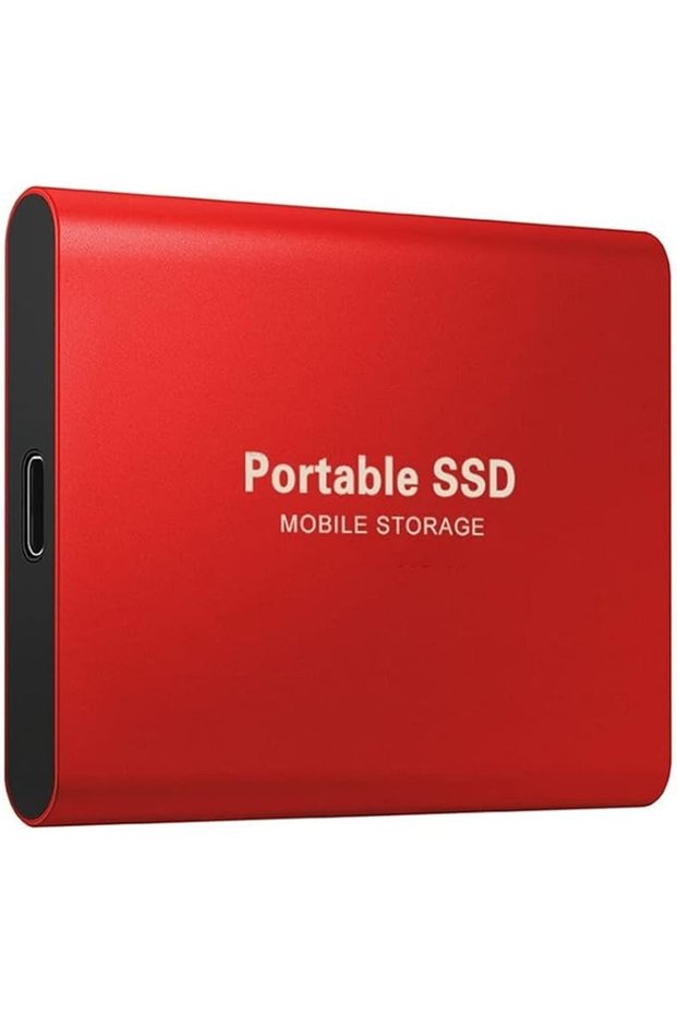 قرص تخزين SSD محمول من نوع HSSZn، مزود بمنفذ USB 3.1 من النوع C، بسعة 4 تيرابايت، قرص صلب SSD محمول، قرص SSD خارجي.