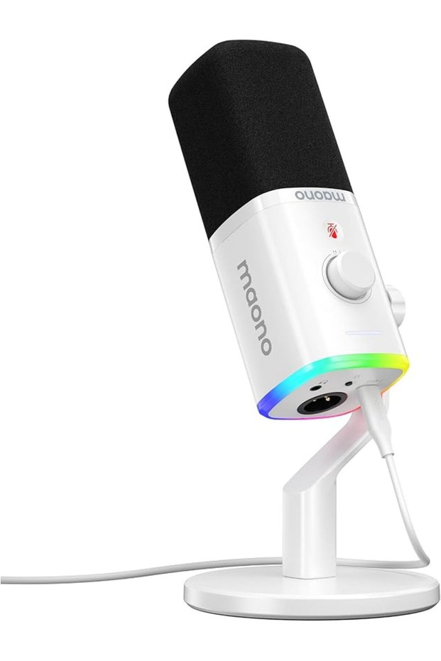 ميكروفون بودكاست PD100X USB/XLR للكمبيوتر، ميكروفون ديناميكي للبث المباشر والألعاب