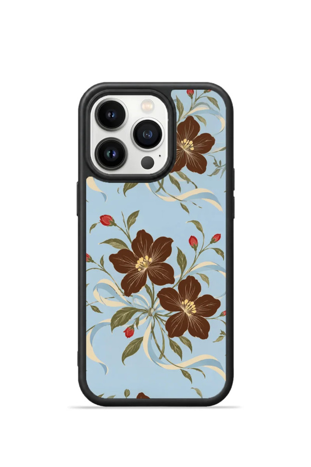غطاء هاتف iPhone 14 Pro Vorian Black Hole، تصميم "لازي بلوم".