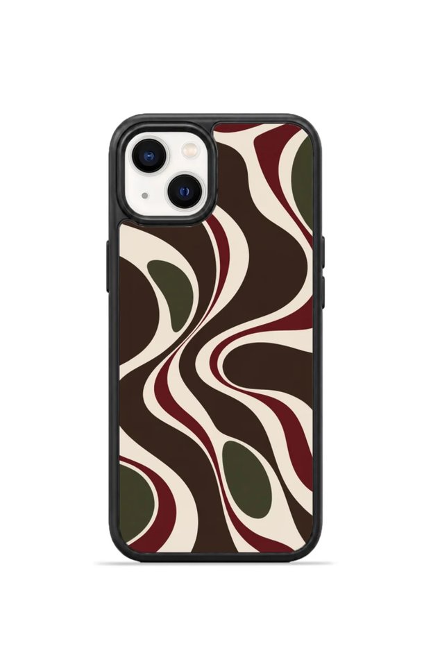 iPhone 13 Vorian Black Hole Case, Espresso Flow