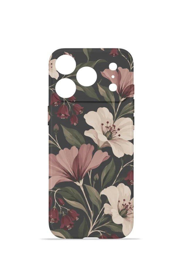 iPhone 18 Pro Max Vorian Mika Camera Protective Case, Midnight Blooms.