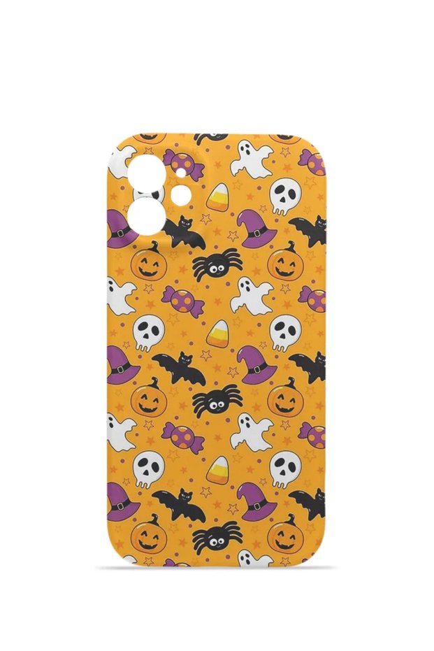 iPhone 11 Vorian Mika Camera Protective Case, Scattered Pumpkins.