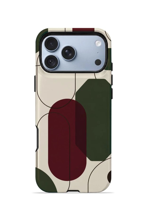 iPhone 18 Pro Max Vorian Double-Layer Ivory Relief Case