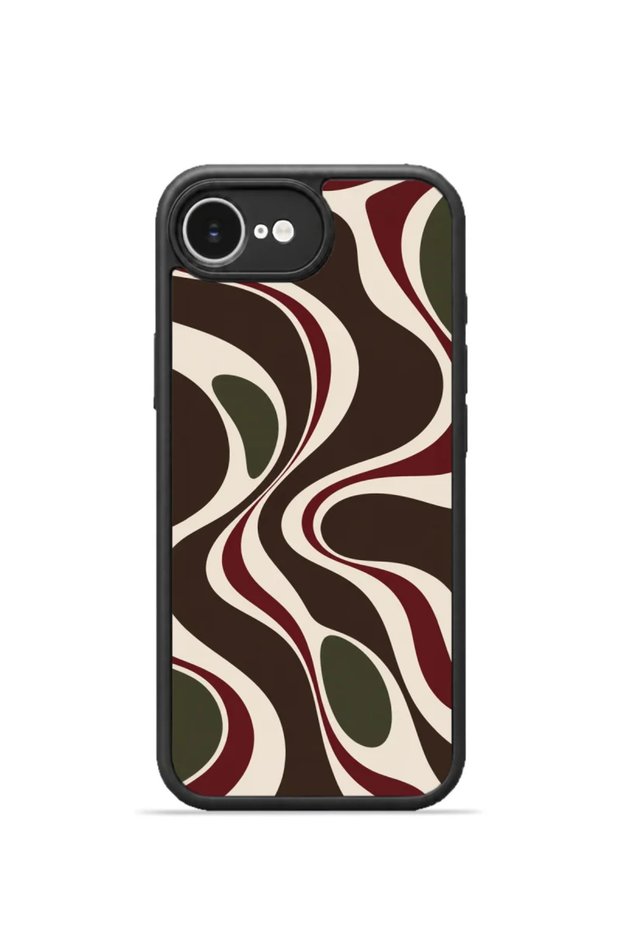 iPhone 16E Vorian Black Hole Case, Espresso Flow.