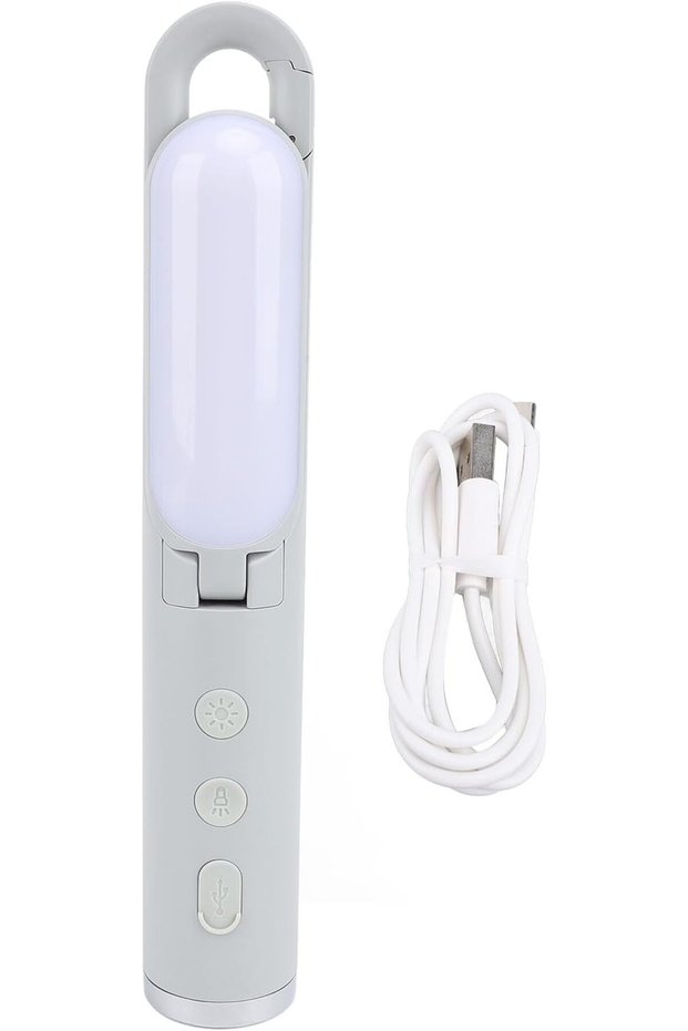 Folding Camping Lantern Flashlight USB Rechargeable Multi Function Light for Emergency Power Outages