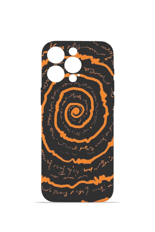 iPhone 15 Pro Max Vorian Camera Protective Case with Scream Spiral Design.