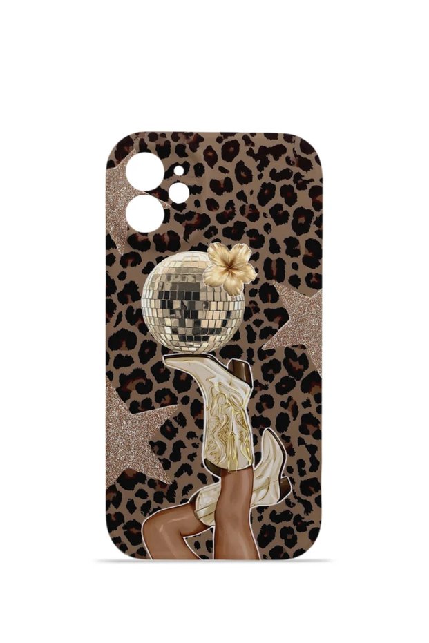 غطاء حماية للكاميرا من نوع "فوريان ميكا" لهاتف iPhone 11، بتصميم "ديسكو ليوبارد".