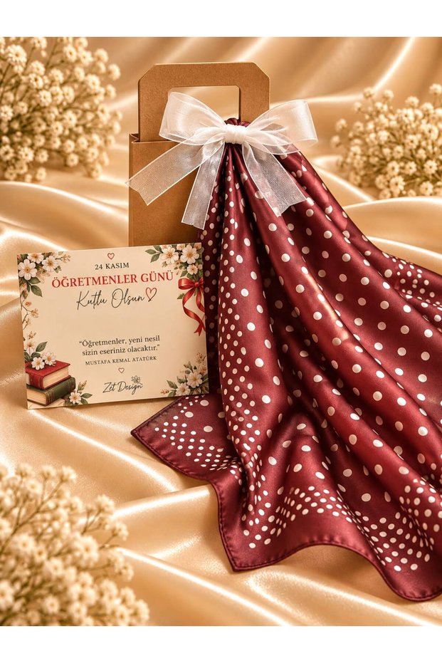 Special Gift Box for Teachers' Day with a Scarf