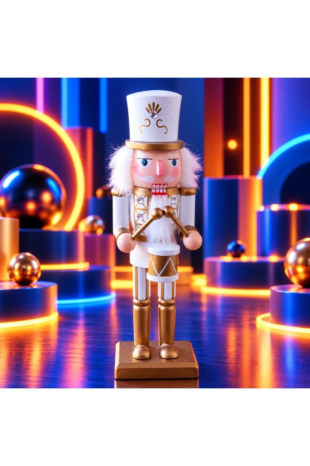 High-Quality 26 cm Wooden Hazelnut Cracker Lead Soldier New Year Christmas Gifts Handmade Model No:55555