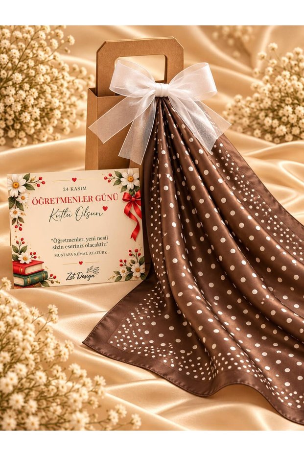 Special Gift Box for Teachers' Day with a Scarf
