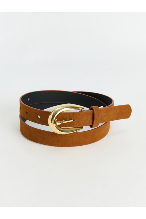 Rmz Gi̇yi̇m Farkiyla Suede Look Women's Belt
