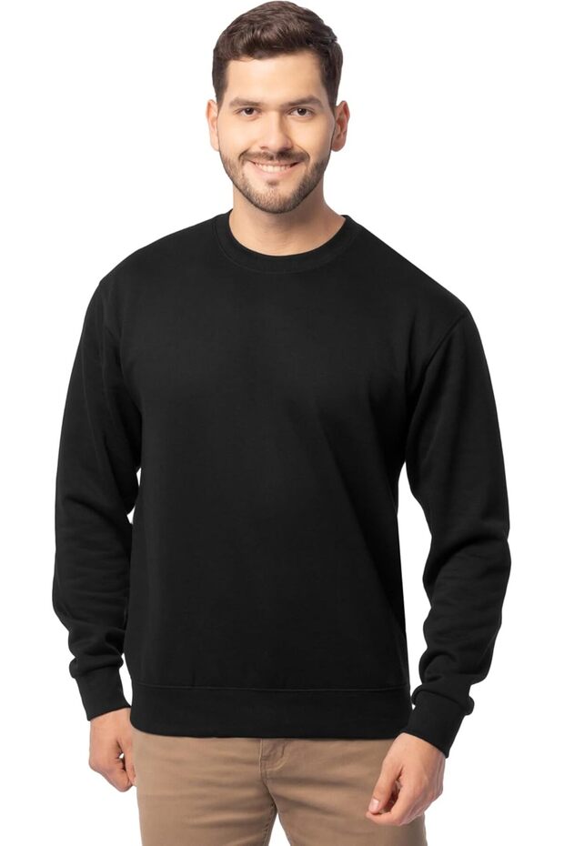 mens Sweater Fleece Quarter Zip Pullover Pullover Sweater