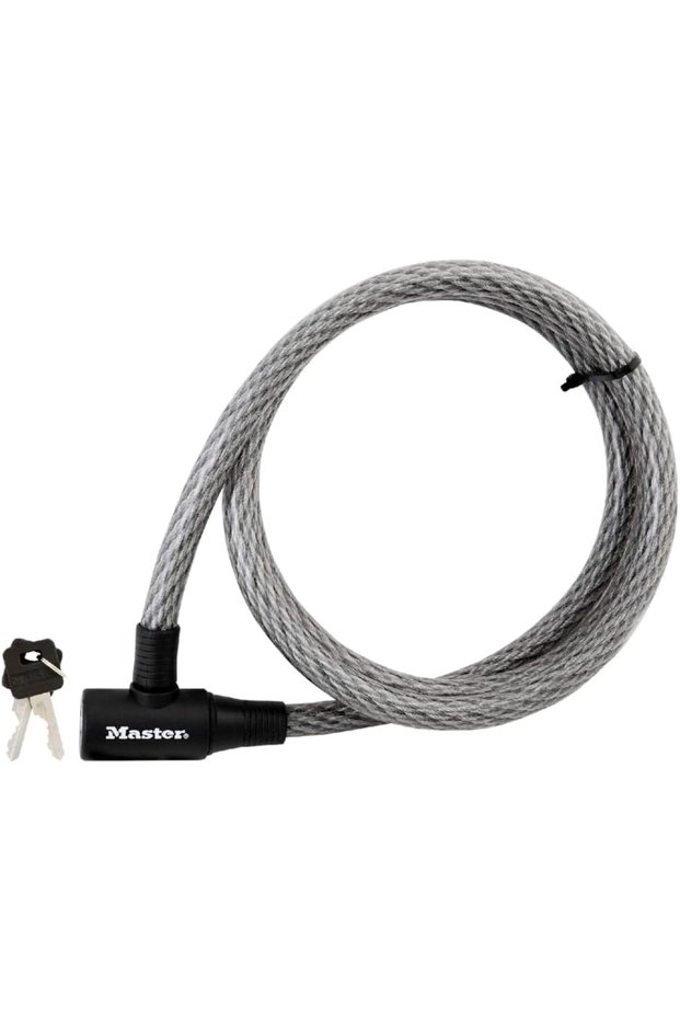 Cable Lock, Keyed Bike Lock, 6 ft. Long, 8155D