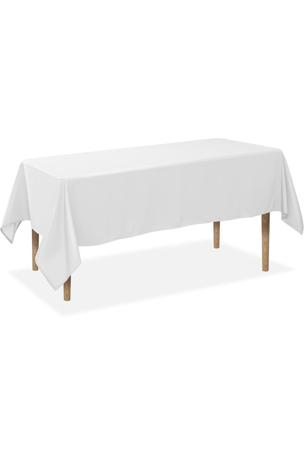 - 60" x 102" Premium Tablecloth for Wedding/Banquet/Restaurant - Rectangular Polyester Fabric Table