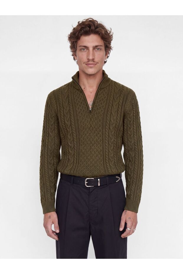 Strickpullover Strukturiert Strickpullover