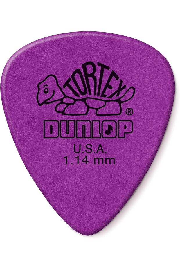 Tortex Standard 1.14mm Purple Guitar Pick, 24 Pack