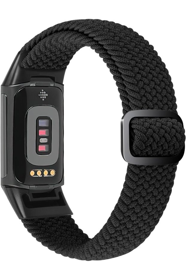 أحزمة مجدولة من سولو لوب متوافقة مع Fitbit Charge 6/Fitbit Charge 5، مصنوعة من النايلون وقابلة للتعديل والاستبدال