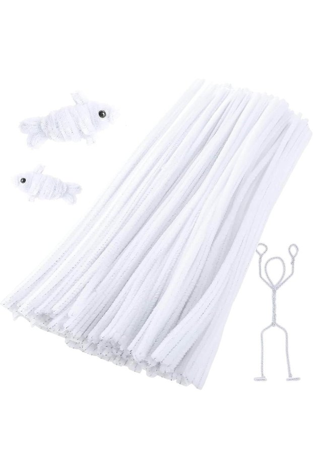 200pcs Pipe Cleaners,Solid Color Pipe Cleanersor for Kids Classroom Crafting Projects,Pipe Cleaners