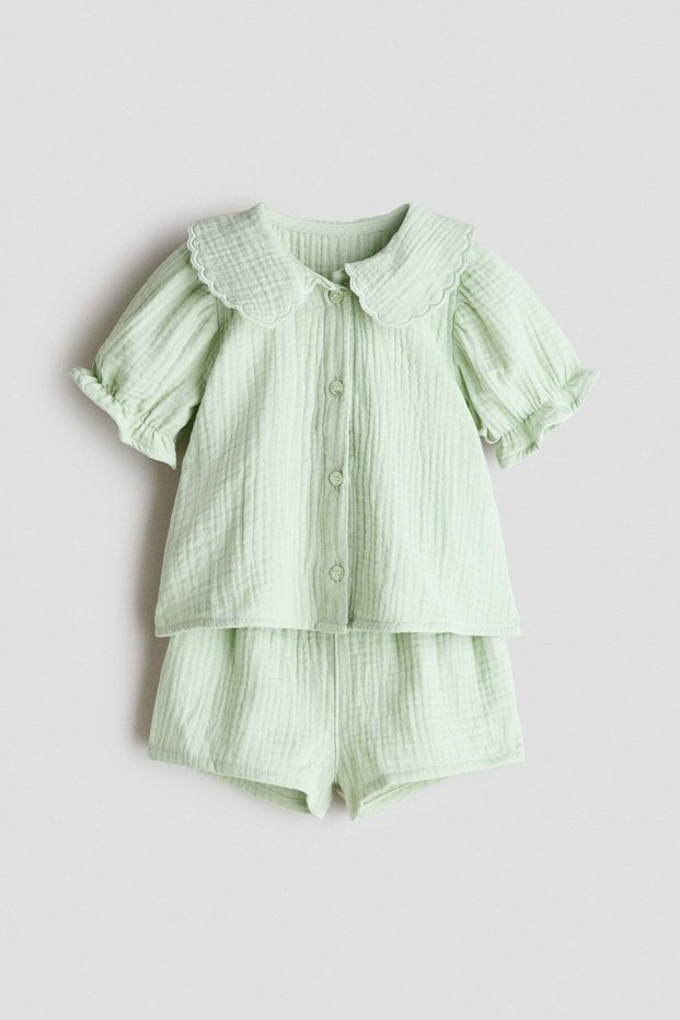 2-piece cotton muslin set