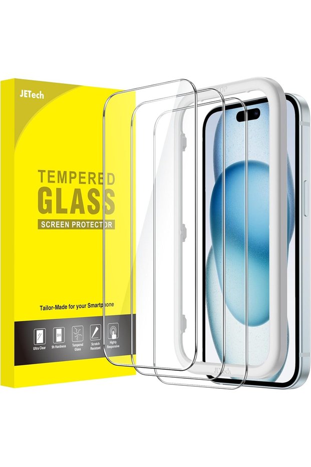 Screen Protector for iPhone 15 Plus, 3-Pack