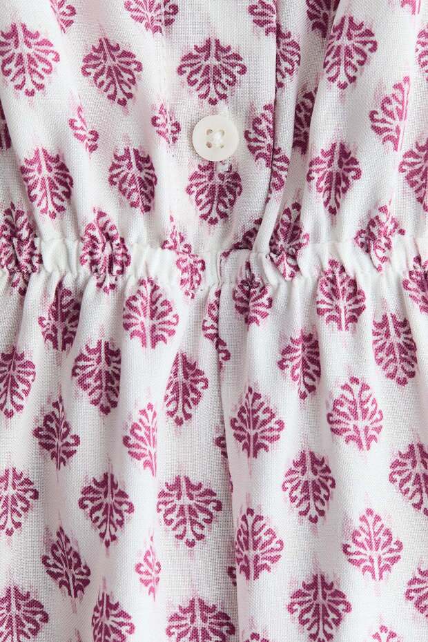 Printed viscose jumpsuit