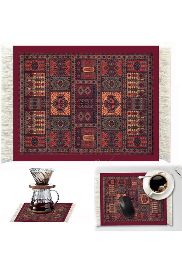 Persian Carpet Mouse Pad and Coffee Mat, حصيرة ماوس السجاد, Oriental Persian Mouse Pads for Mouse,من